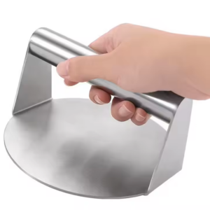 COHESTIA 6.3 Inch Stainless Steel Burger Press - Non-Stick Meat & Cheese Grill Tool for Perfect Paninis