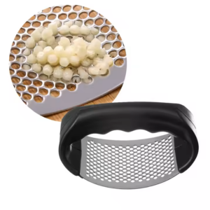 COHESTIA Stainless Steel Garlic Press - Manual Squeeze Crusher for Effortless Garlic Mashing